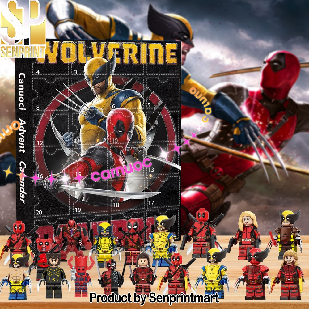 2025 Deadpool and Wolverine 2025 Christmas Countdown Calendar 2025