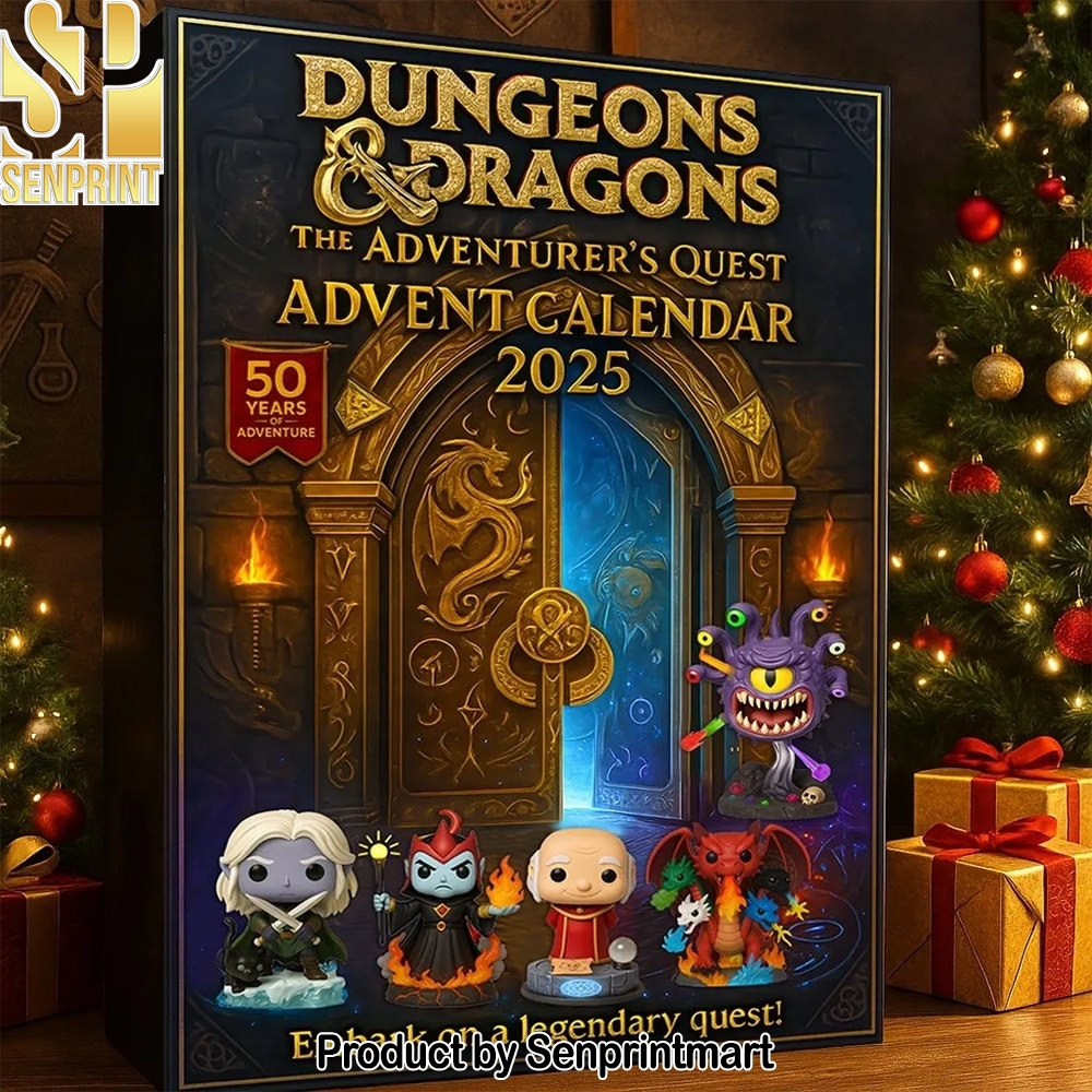 2025 Dungeons And Dragons Adventurers Quest 24 Collectible Figures Gift Set Christmas Countdown Calendar 2025