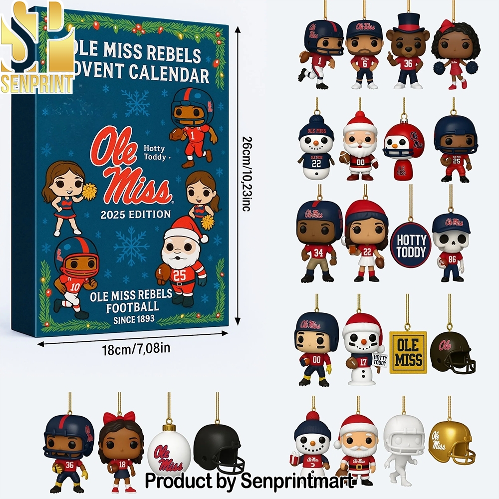 2025 Ole Miss Rebels Holiday Surprise Calendar 2025