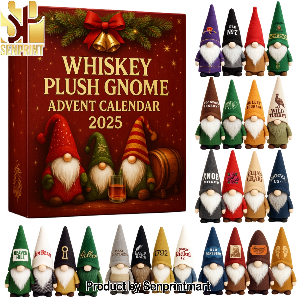 2025 Whiskey Plush Gnome 2025 Advent Calendar Box 2025