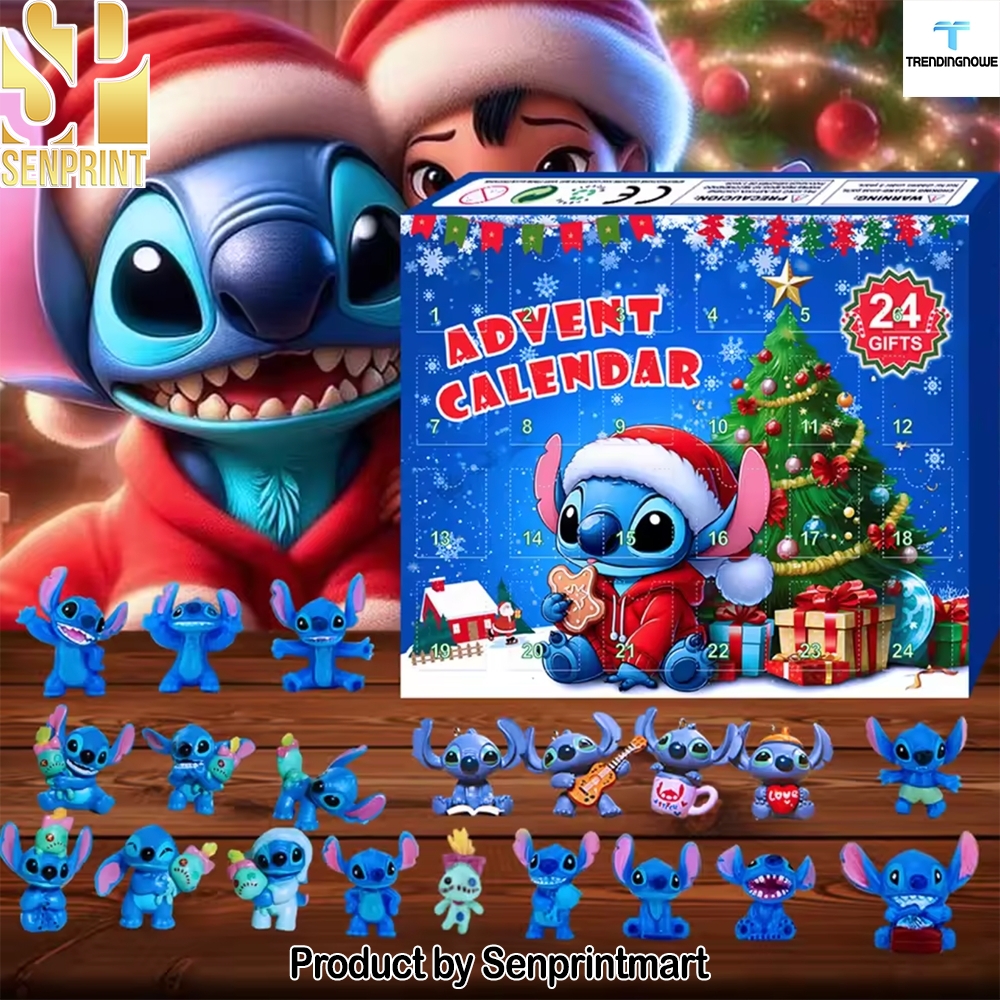 24 Surprise Anime Figure Toys Christmas Stitch Christmas Daily Gift Box 2025 24 Surprise Anime Figure Toys Christmas Stitch Christmas Daily Gift Box 2025