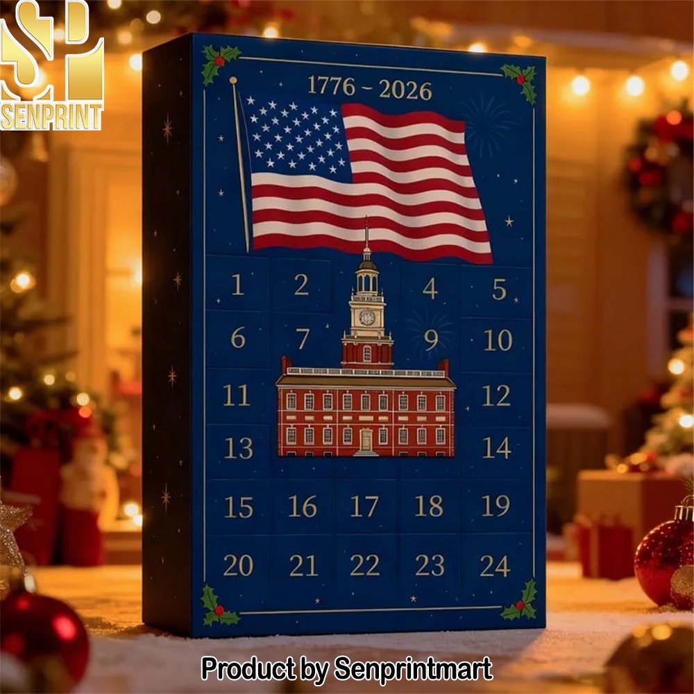 250 Years Of Freedom Patriotic Countdown Box 2025 Advent Calendar 2025