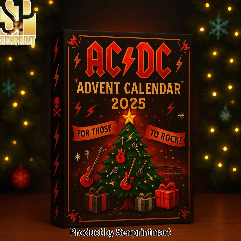 AC DC Rock Band Holiday Countdown Box 2025