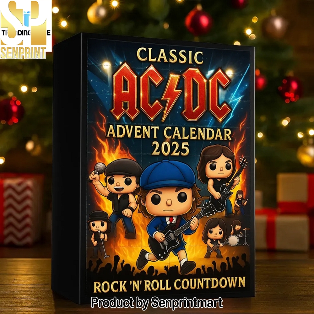 Ac Dc Rock N Roll Countdown Holiday Gift Box 2025