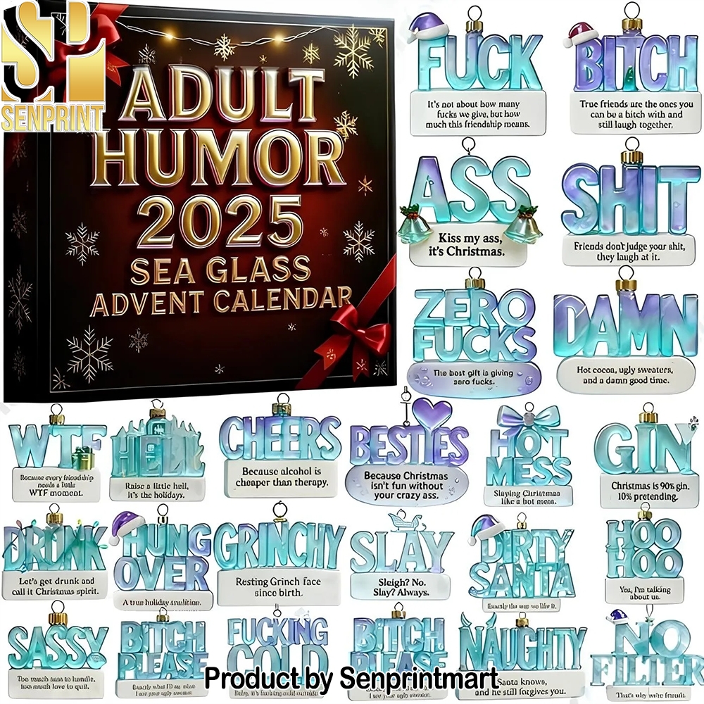 Adult Humor Sea Glass Christmas Limited Edition Collectible Gift Set Christmas Mystery Box 2025