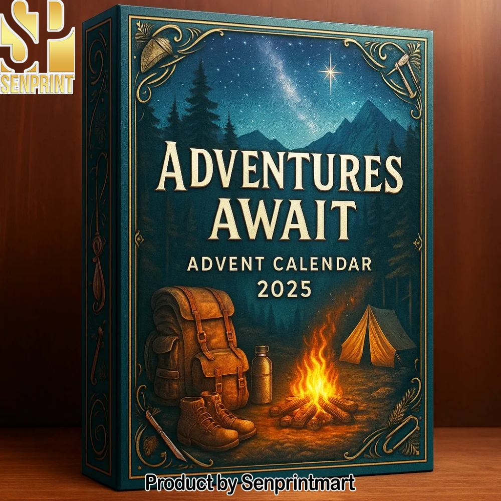 Adventures Await Camping And Hiking Christmas Gift Calendar 2025