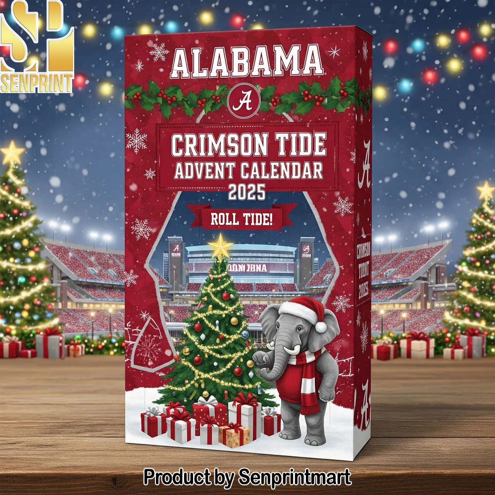 Alabama Crimson Tide Holiday Countdown Box 2025