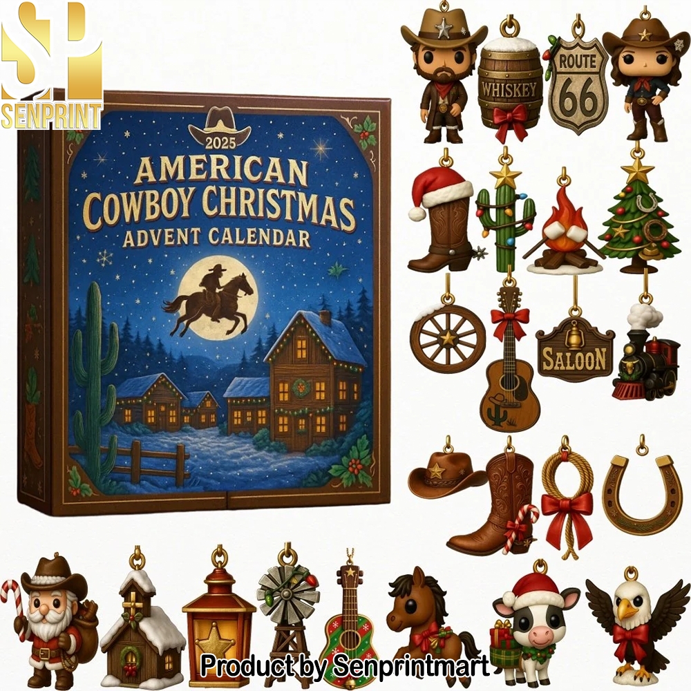 American Cowboy Christmas Countdown to Christmas Box 2025