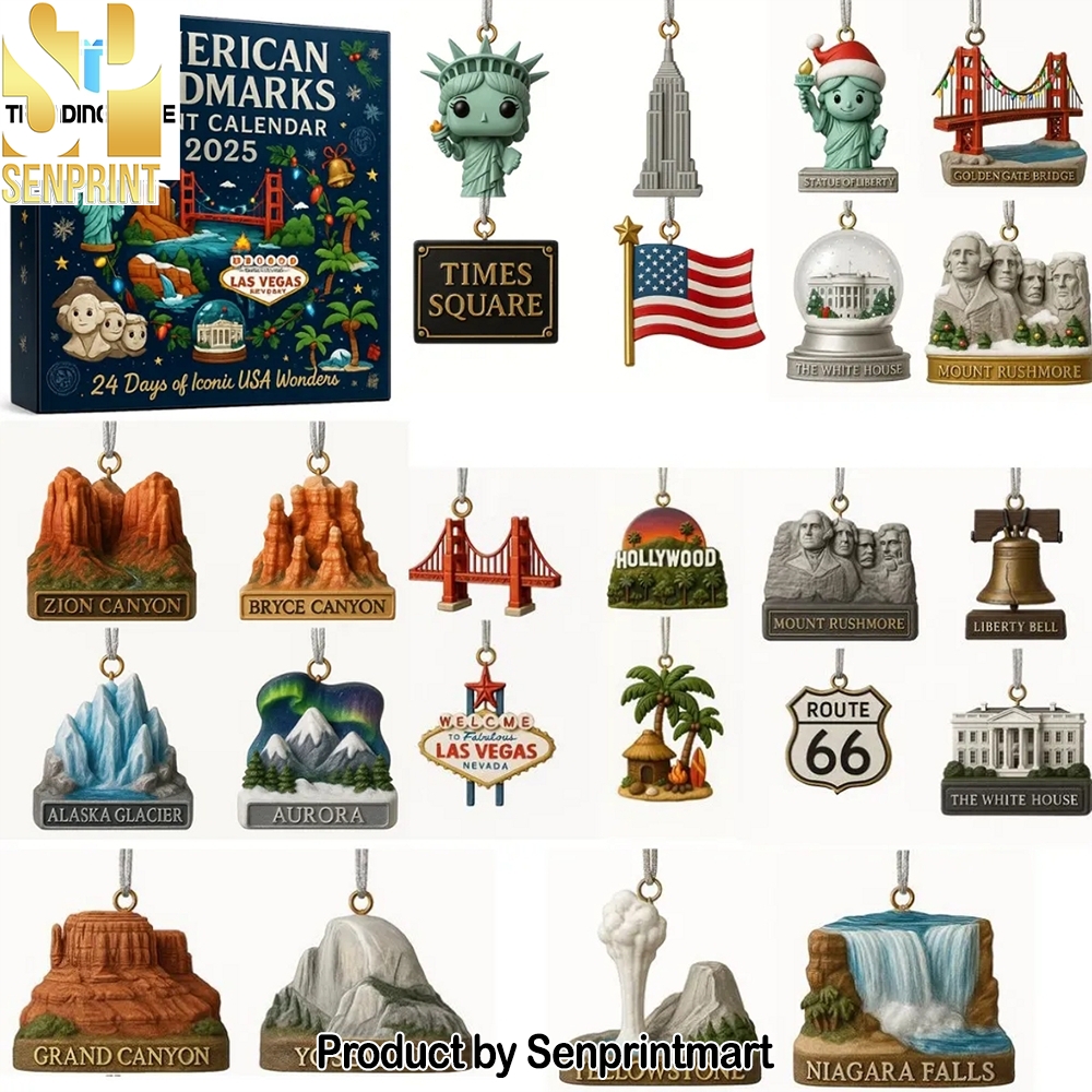 American Landmarks Christmas Gift Calendar 2025