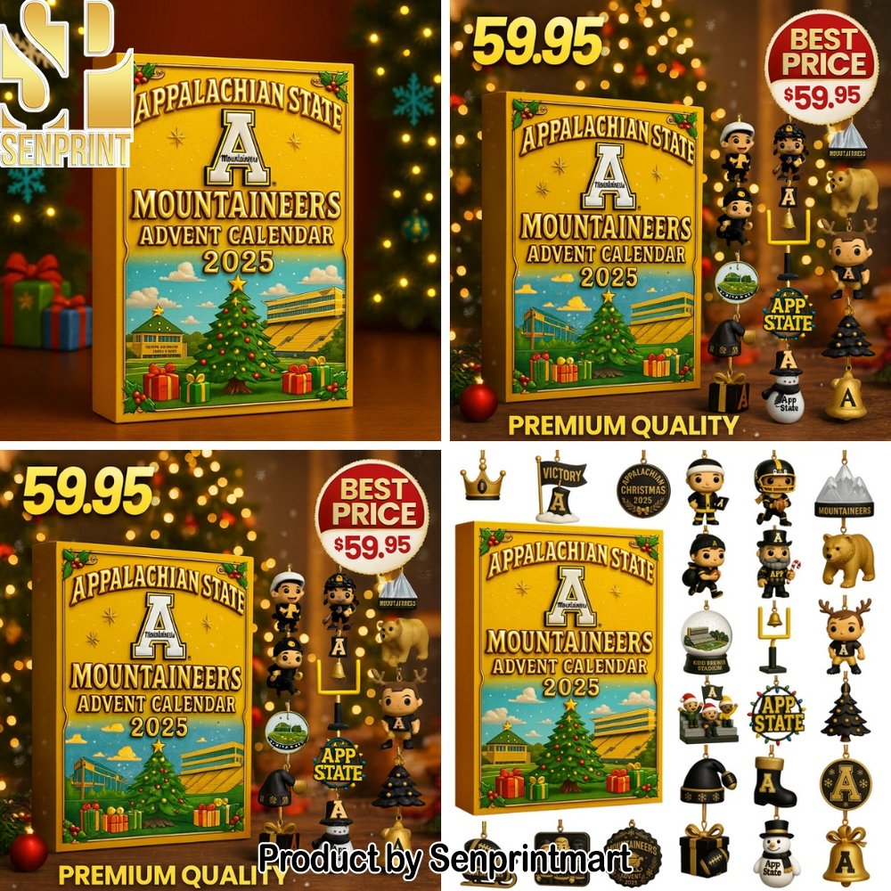 Appalachian State Mountaineers Festive Countdown Calendar 2025