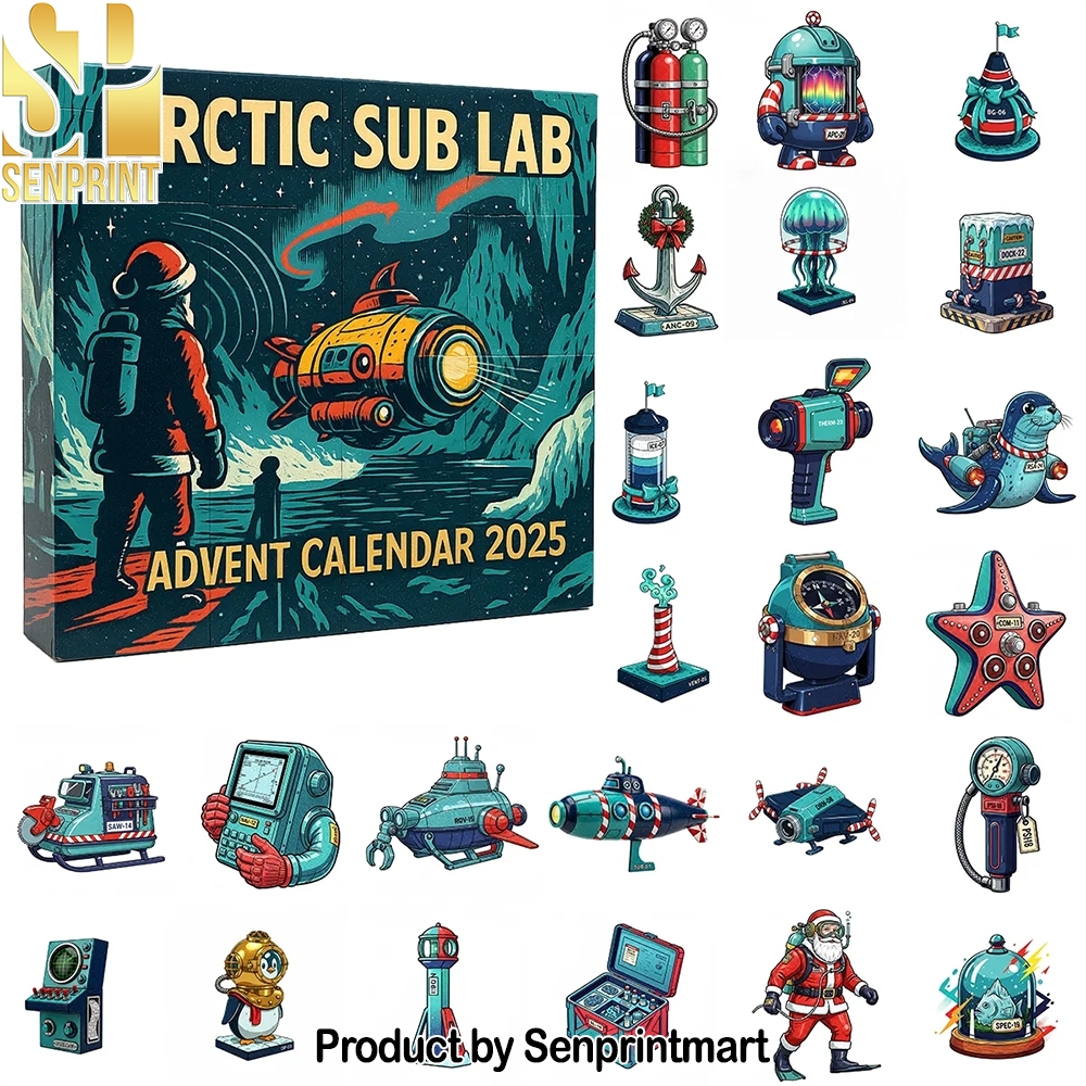 Arctic Sub Lab Ocean Exploration Collectible Gift Set Christmas Daily Gift Box 2025