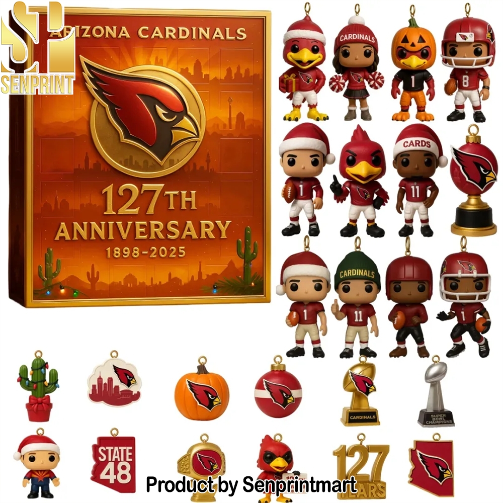 Arizona Cardinals 127Th Anniversary NFL Collectible Gift Christmas Treat Box 2025