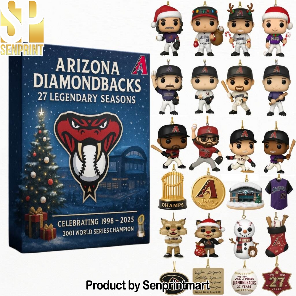 Arizona Diamondbacks 27th Anniversary 2025 Advent Calendar Box 2025