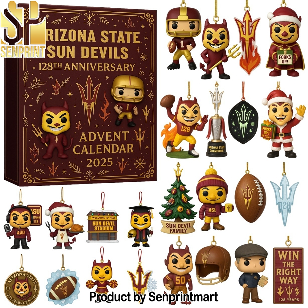 Arizona State Sun Devils 128Th Anniversary 2025 Holiday Treasure Box 2025