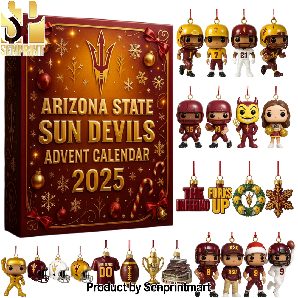 Arizona State Sun Devils 2025 Advent Calendar Box 2025