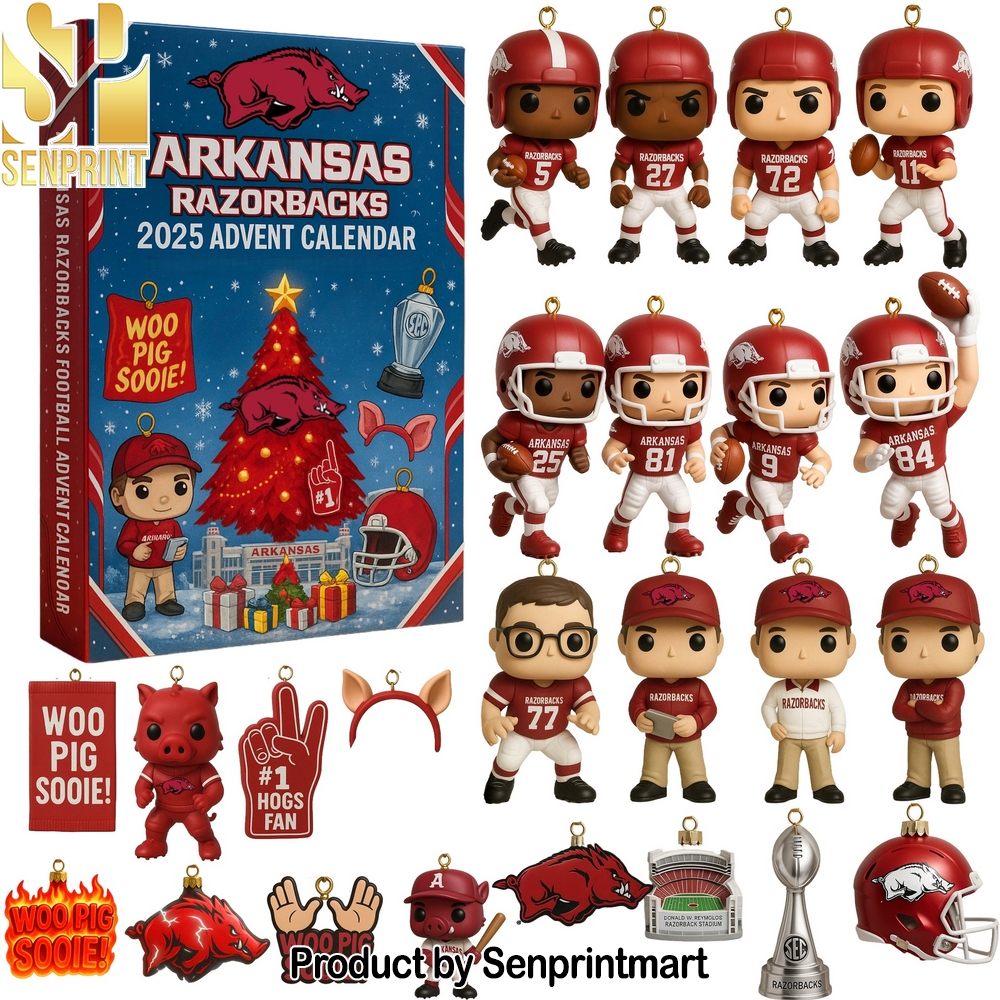 Arkansas Razorbacks Football 2025 Advent Calendar Box 2025
