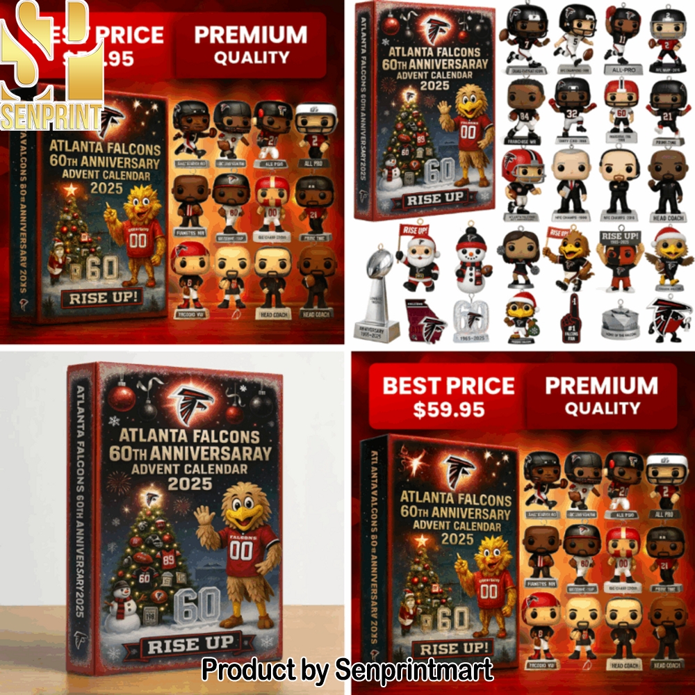 Atlanta Falcons 60th Anniversary Holiday Gift Box 2025