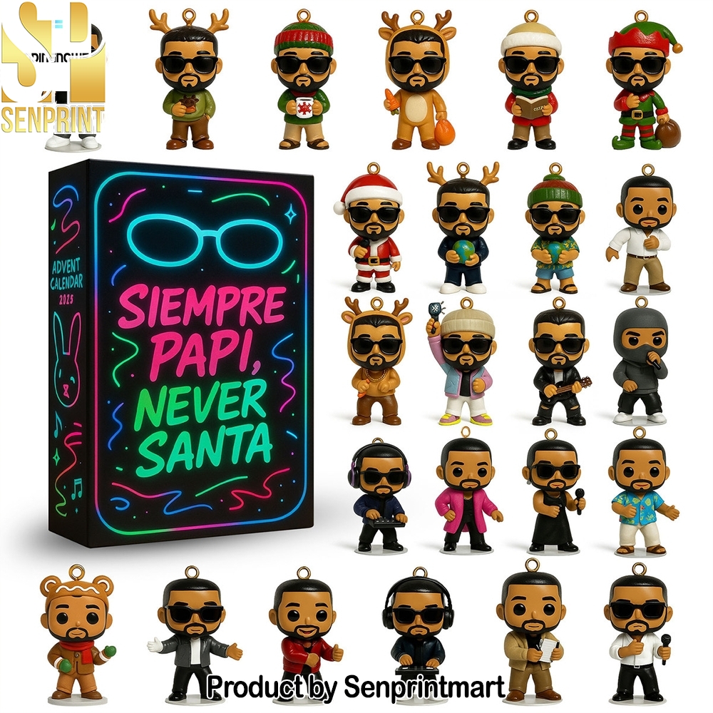 Bad Bunny Siempre Papi Never Santa Holiday Gift Box 2025