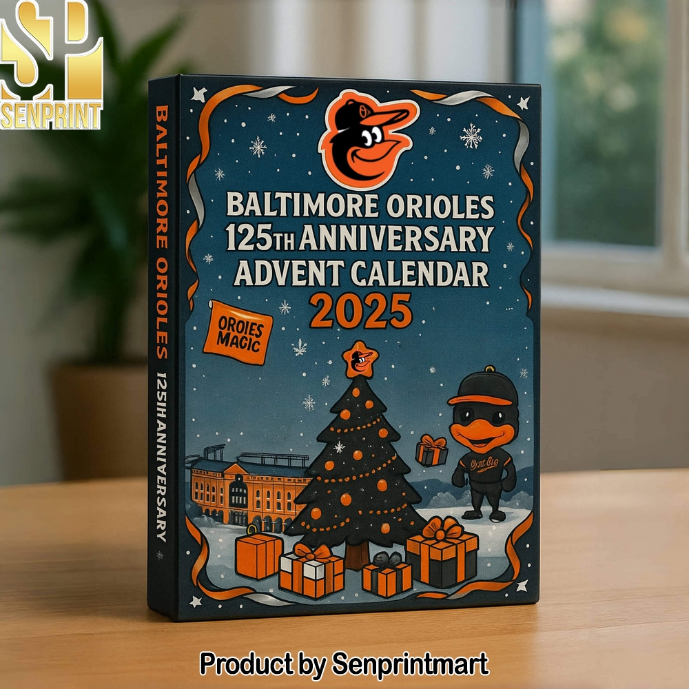 Baltimore Orioles 125th Anniversary 2025 Advent Calendar Box 2025 Baltimore Orioles 125th Anniversary 2025 Advent Calendar Box 2025