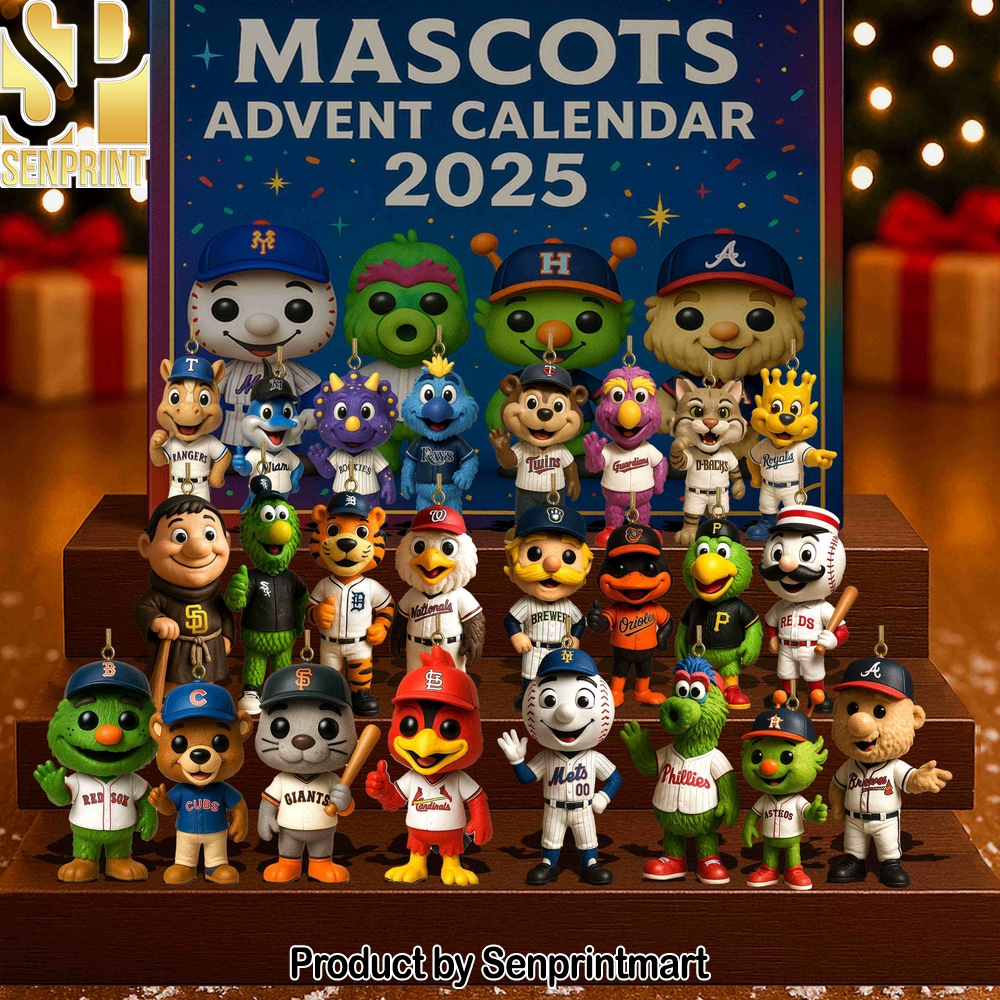 Baseball Mascots 2025 Advent Calendar Box 2025