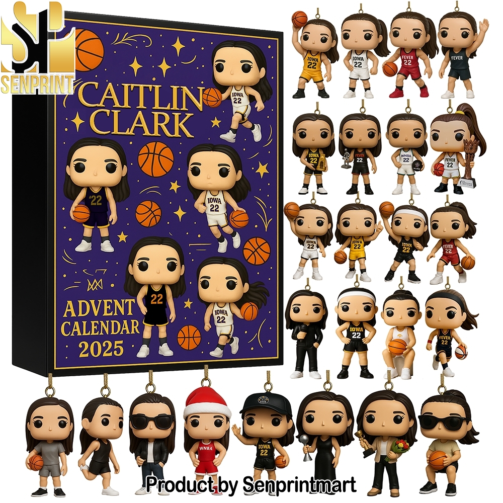 Basketball Caitlin Clark Christmas Countdown Calendar 2025