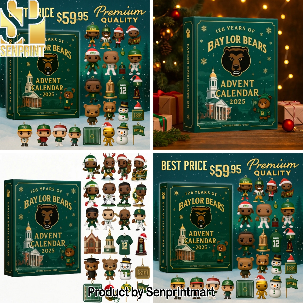 Baylor Bears Countdown to Christmas Box 2025
