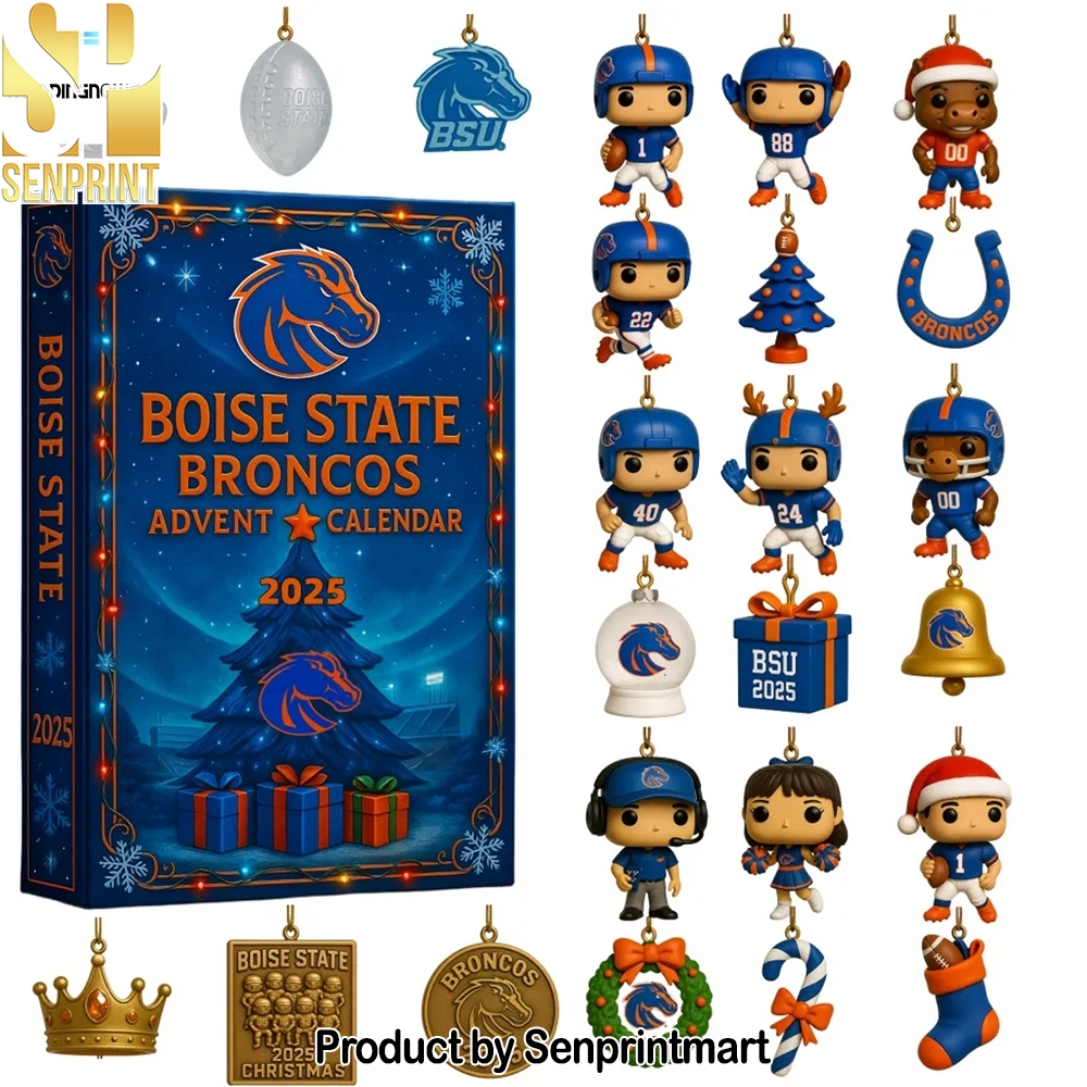 Boise State Broncos Football 24 Days of Christmas Box 2025 Boise State Broncos Football 24 Days of Christmas Box 2025