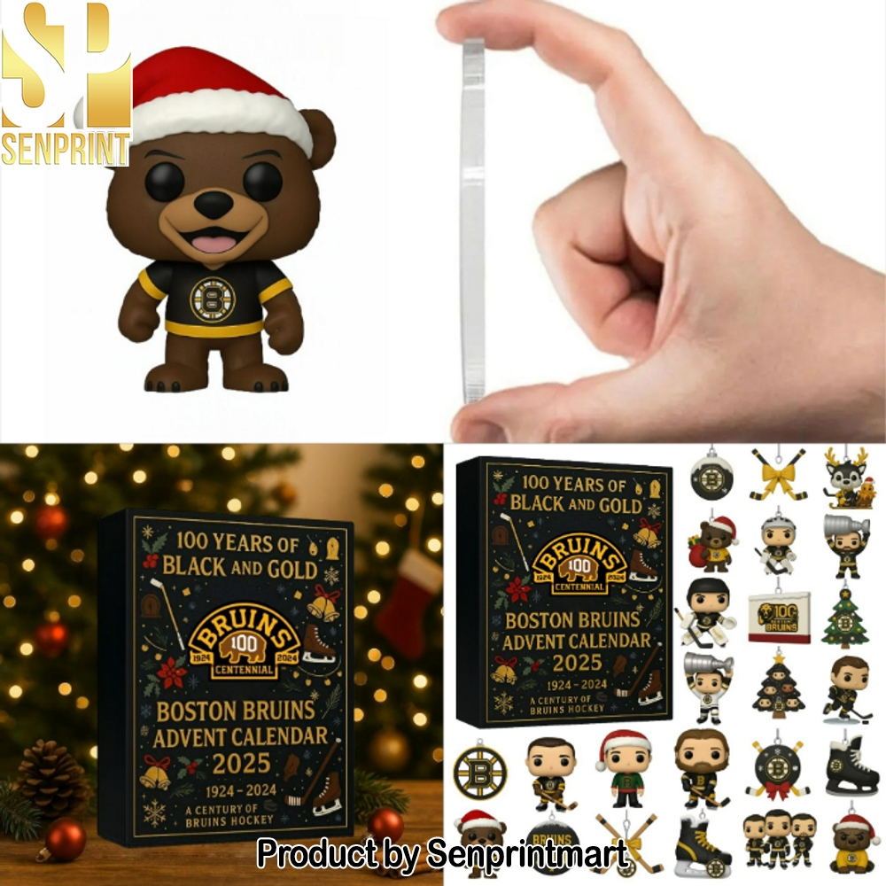 Boston Bruins 100th Anniversary Holiday Countdown Box 2025
