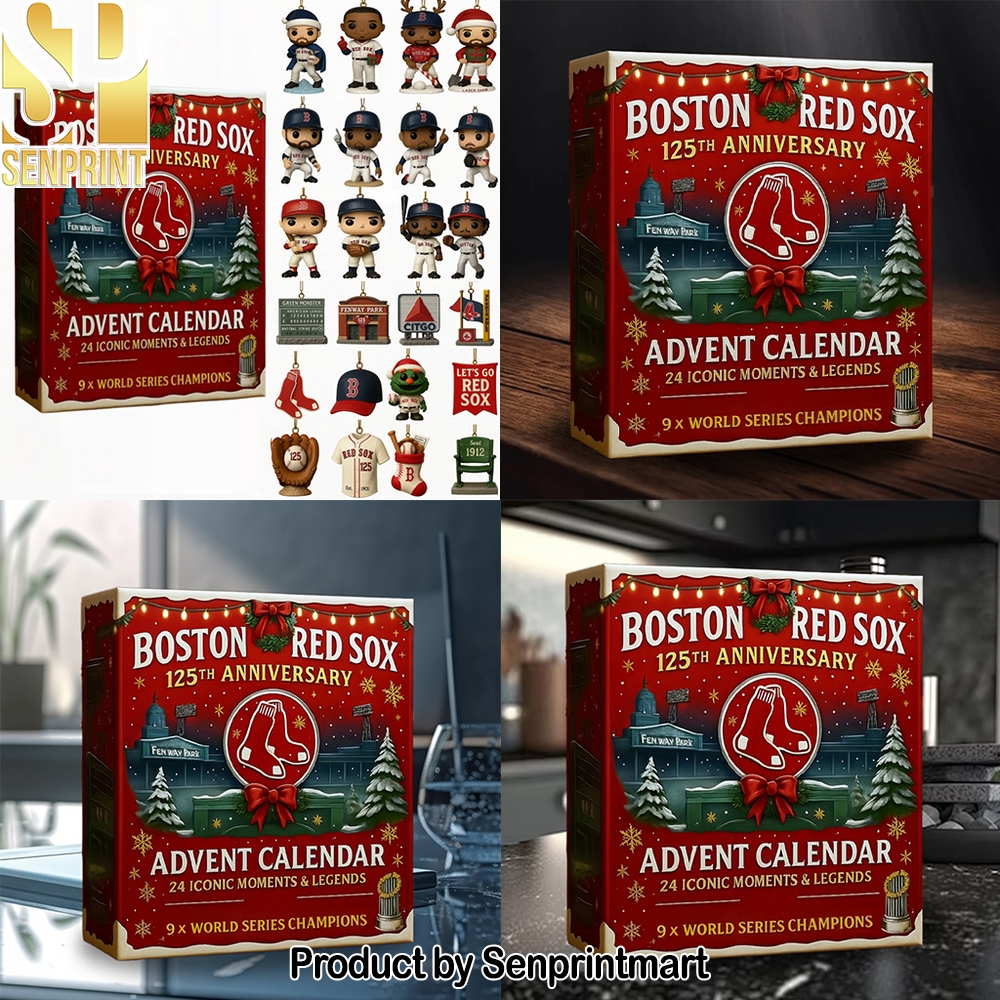 Boston Red Sox 125th Anniversary Christmas Countdown Calendar 2025