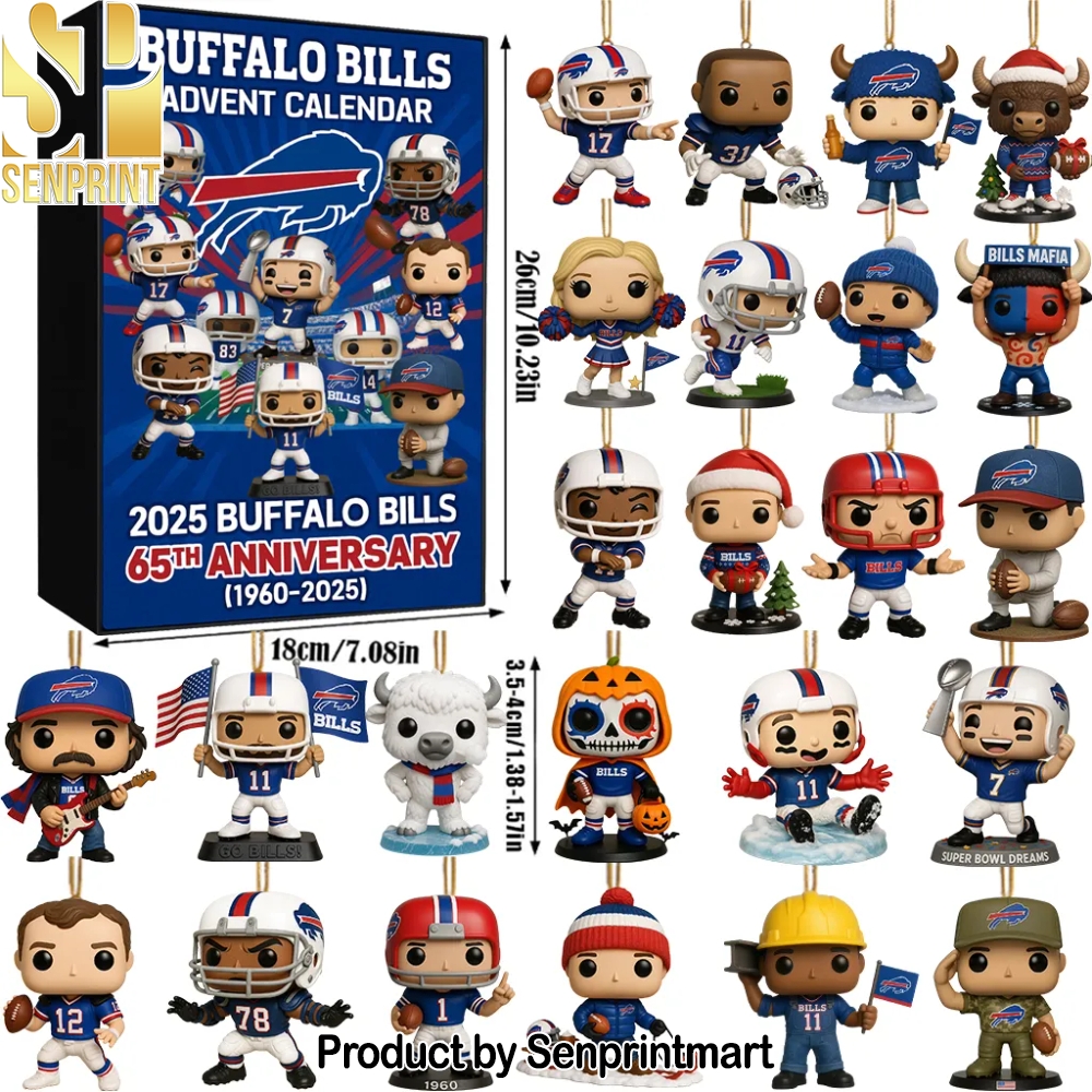 Buffalo Bills 65th Anniversary 2025 Advent Calendar Box 2025