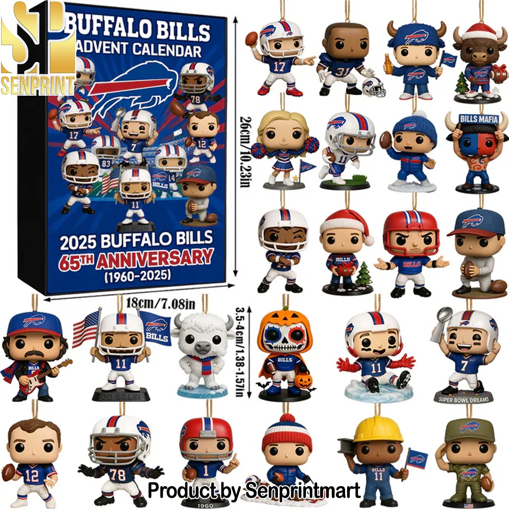 Buffalo Bills x NFL Anniversary Holiday Countdown Box 2025