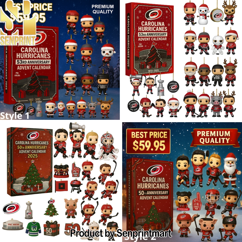 Carolina Hurricanes Countdown to Christmas Box 2025