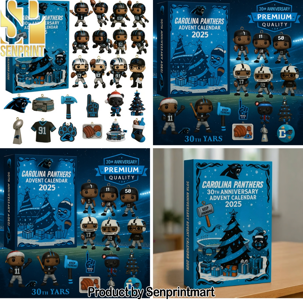 Carolina Panthers 30th Anniversary Holiday Treasure Box 2025