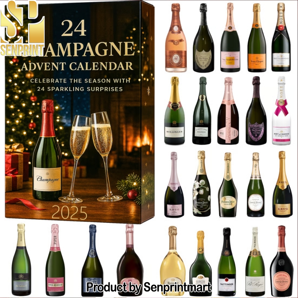 Champagne Countdown to Christmas Box 2025