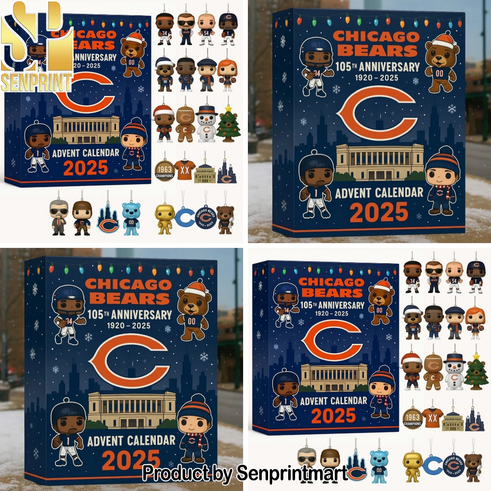 Chicago Bears 105th Anniversary Christmas Treat Box 2025