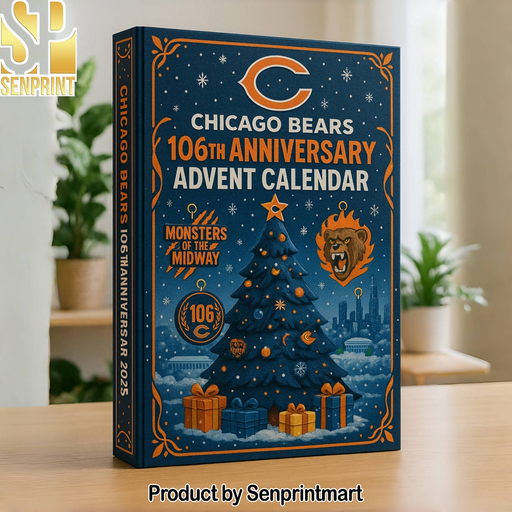 Chicago Bears 106th Anniversary 2025 Advent Calendar Box 2025 Chicago Bears 106th Anniversary 2025 Advent Calendar Box 2025