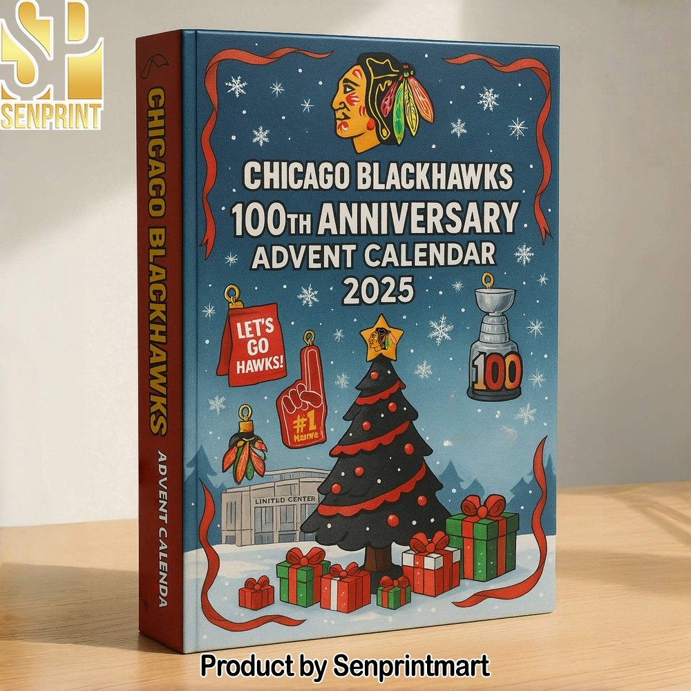 Chicago Blackhawks 100th Anniversary 2025 Advent Calendar Box 2025 Chicago Blackhawks 100th Anniversary 2025 Advent Calendar Box 2025