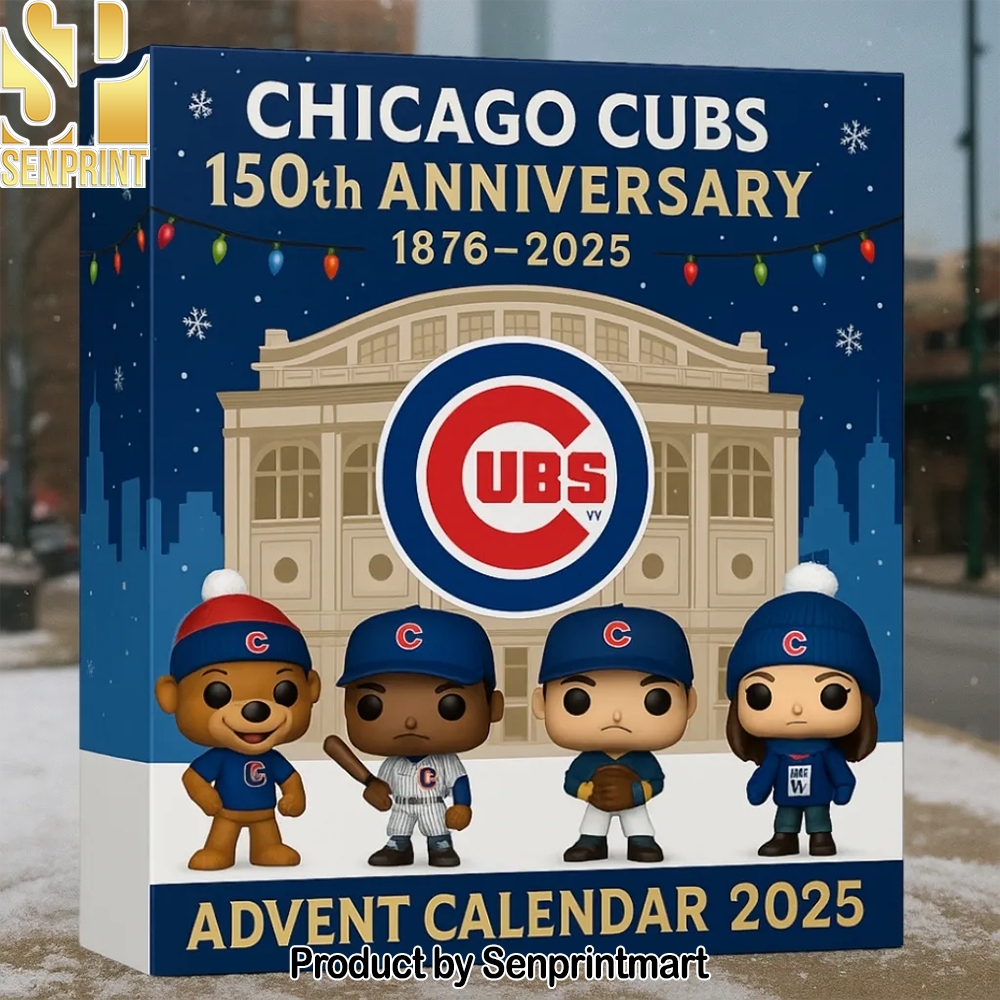 Chicago Cubs 150Th Anniversary Christmas Treat Box 2025