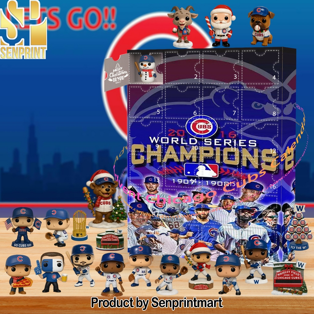 Chicago Cubs Tigers Xmas Countdown Box 2025