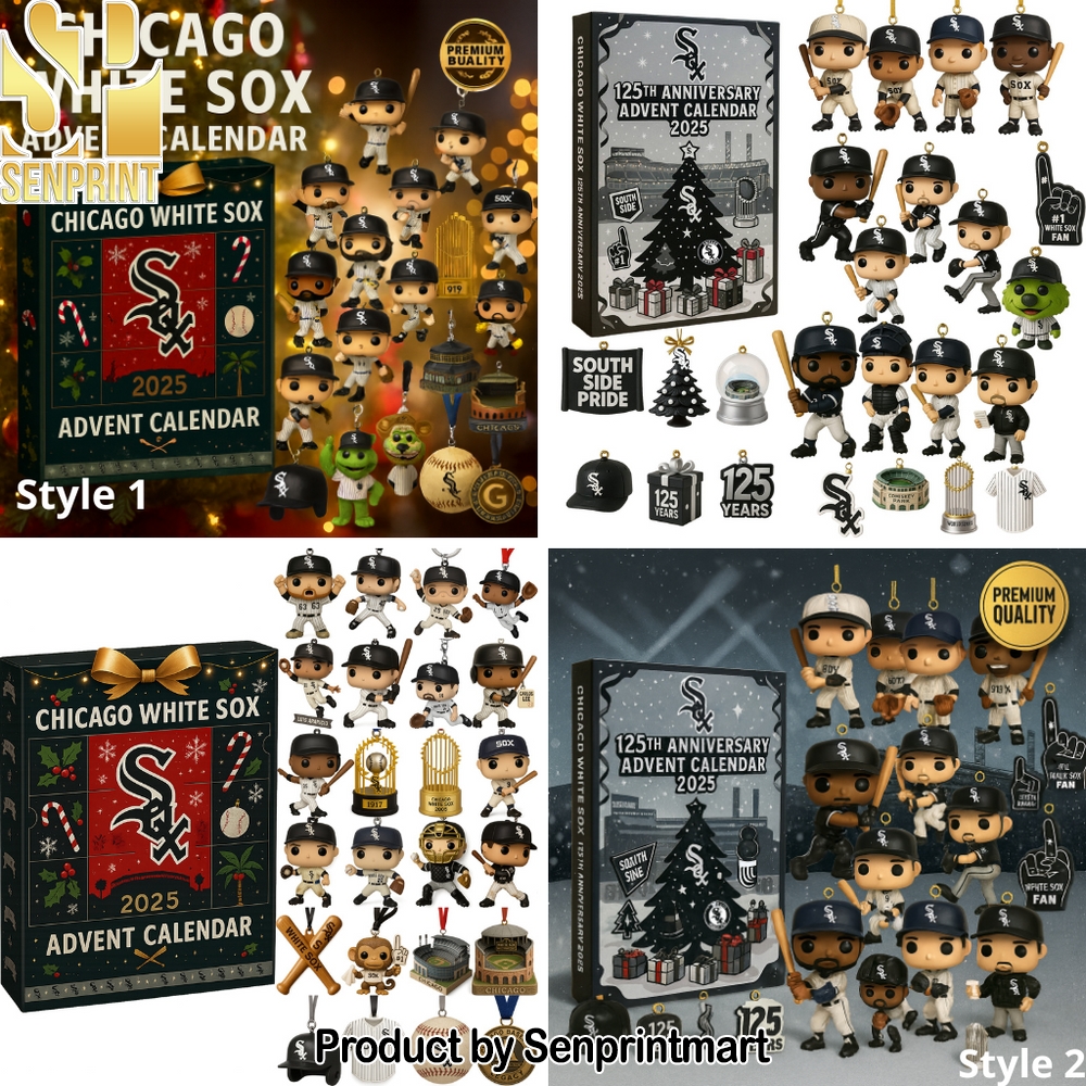 Chicago White Sox 125th Anniversary Christmas Countdown Calendar 2025