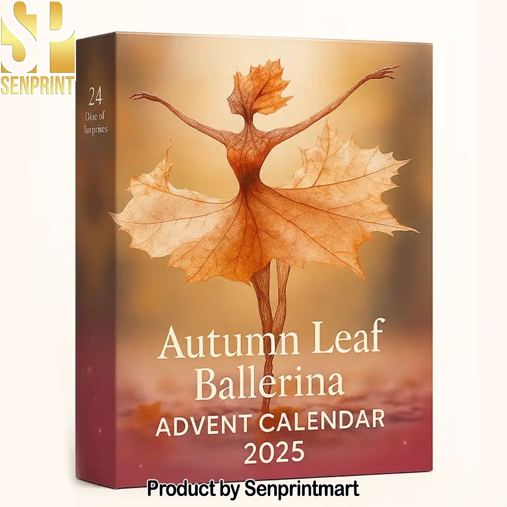 Christmas 2025 Autumn Leaf Ballerina Holiday Countdown Box 2025
