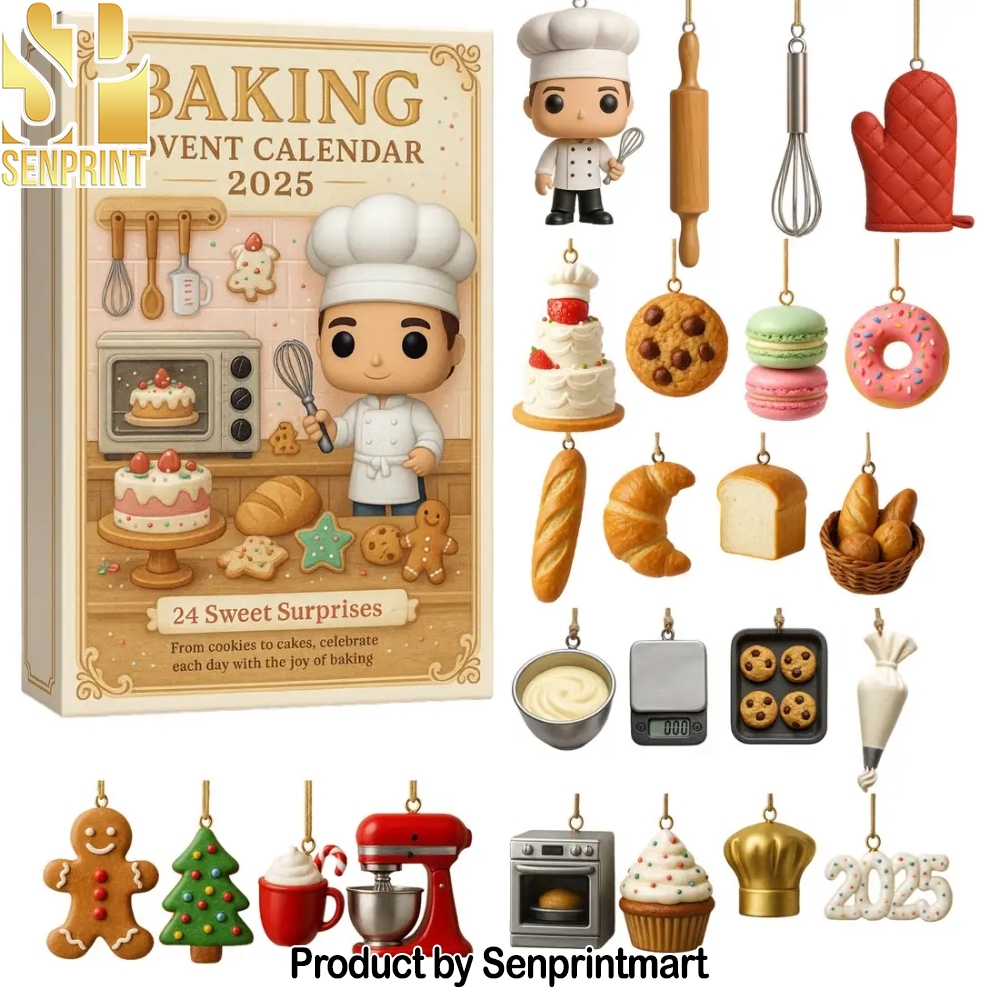 Christmas 2025 Baking Cookies Cakes And Pastry Charms Countdown to Christmas Box 2025