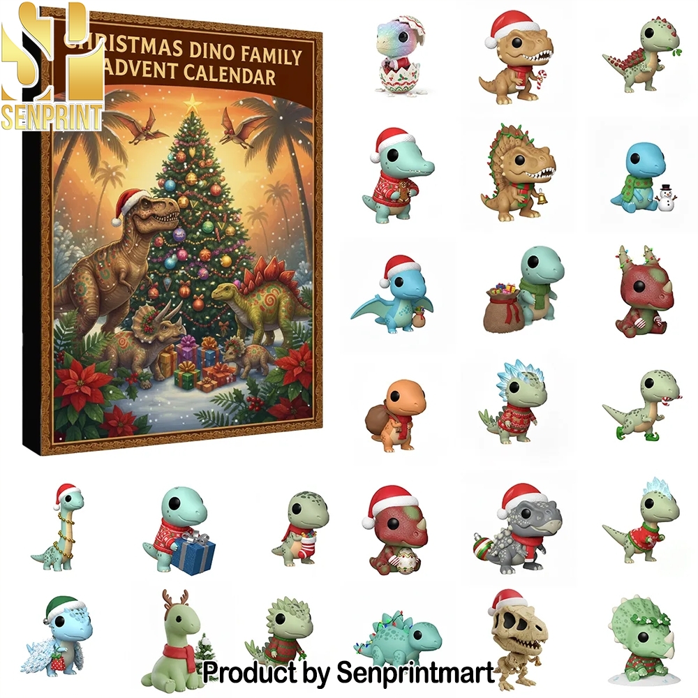 Christmas Dino Family Festive Countdown Calendar 2025
