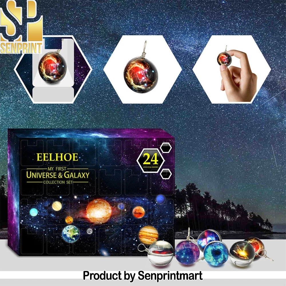 Christmas Galaxy Planet Countdown to Christmas Box 2025
