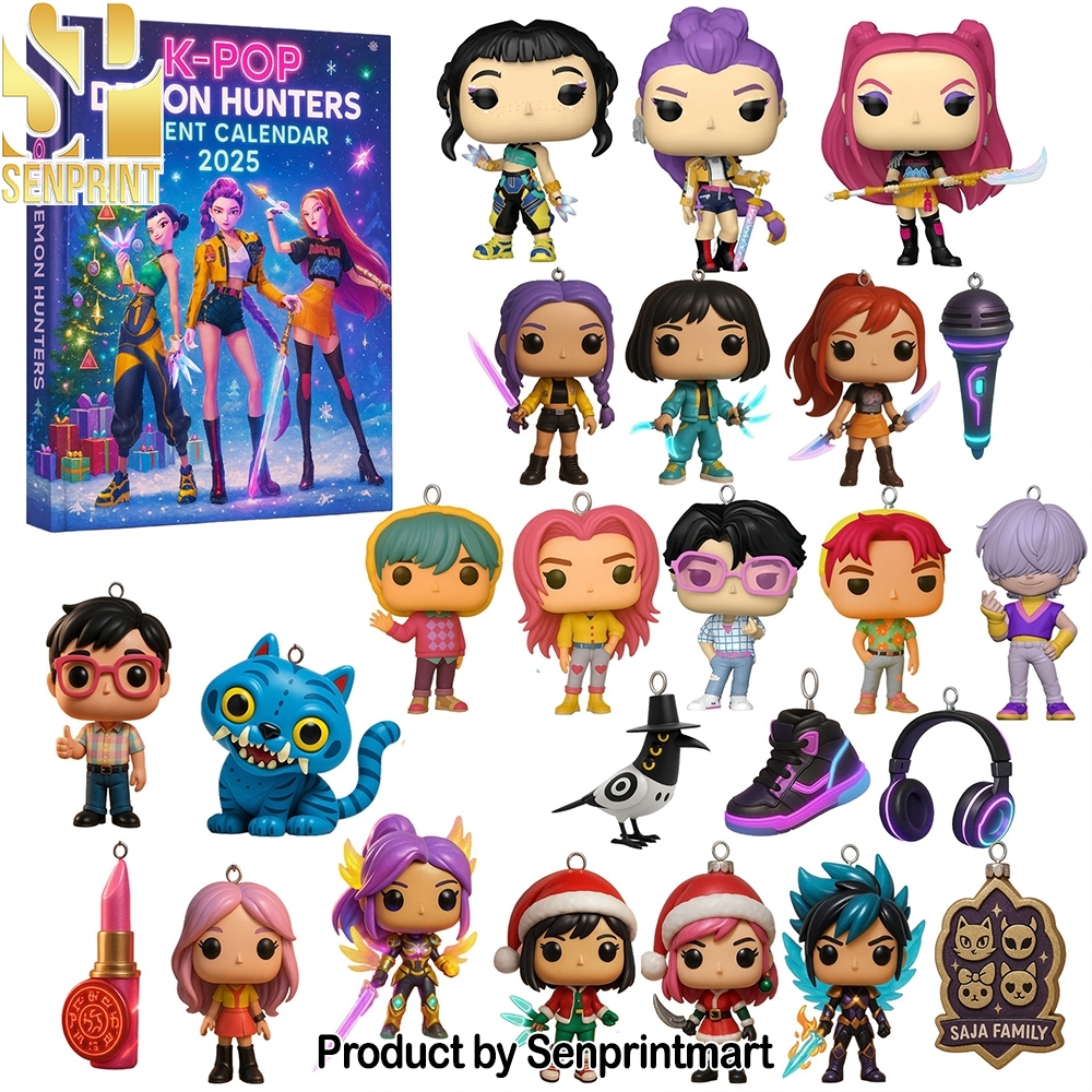 Christmas Gifts Kpop Demon Hunters Countdown to Christmas Box 2025