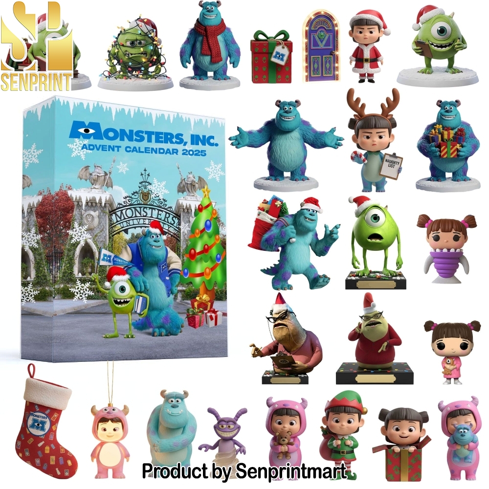 Christmas Monsters Inc Christmas Daily Gift Box 2025