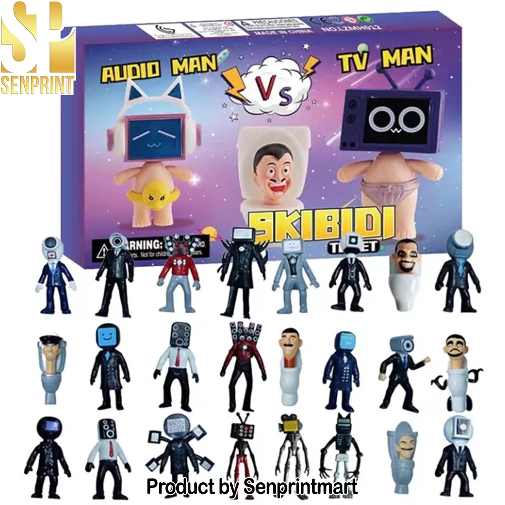 Christmas Skibidi Tv Man Vs Audio Man Christmas Mystery Box 2025