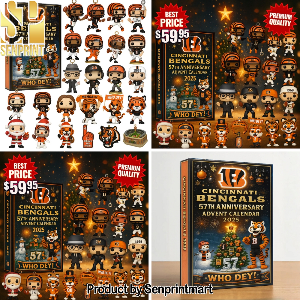 Cincinnati Bengals Festive Countdown Calendar 2025