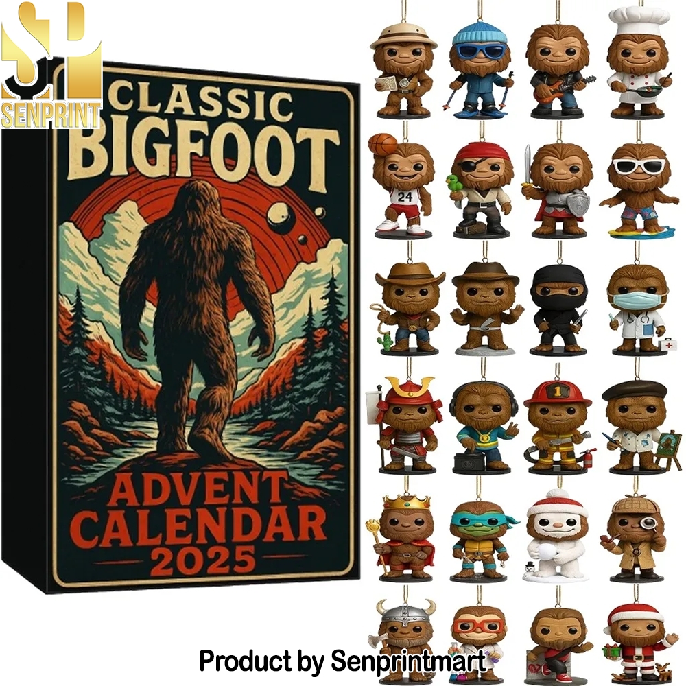 Classic Sasquatch Bigfoot Holiday Gift Box 2025