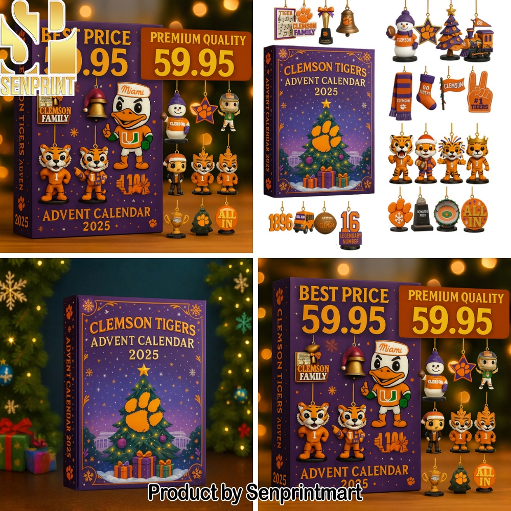 Clemson Tigers Christmas Daily Gift Box 2025